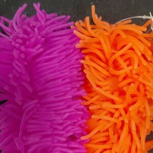 Vibrant Purple and Orange Fidget Toys